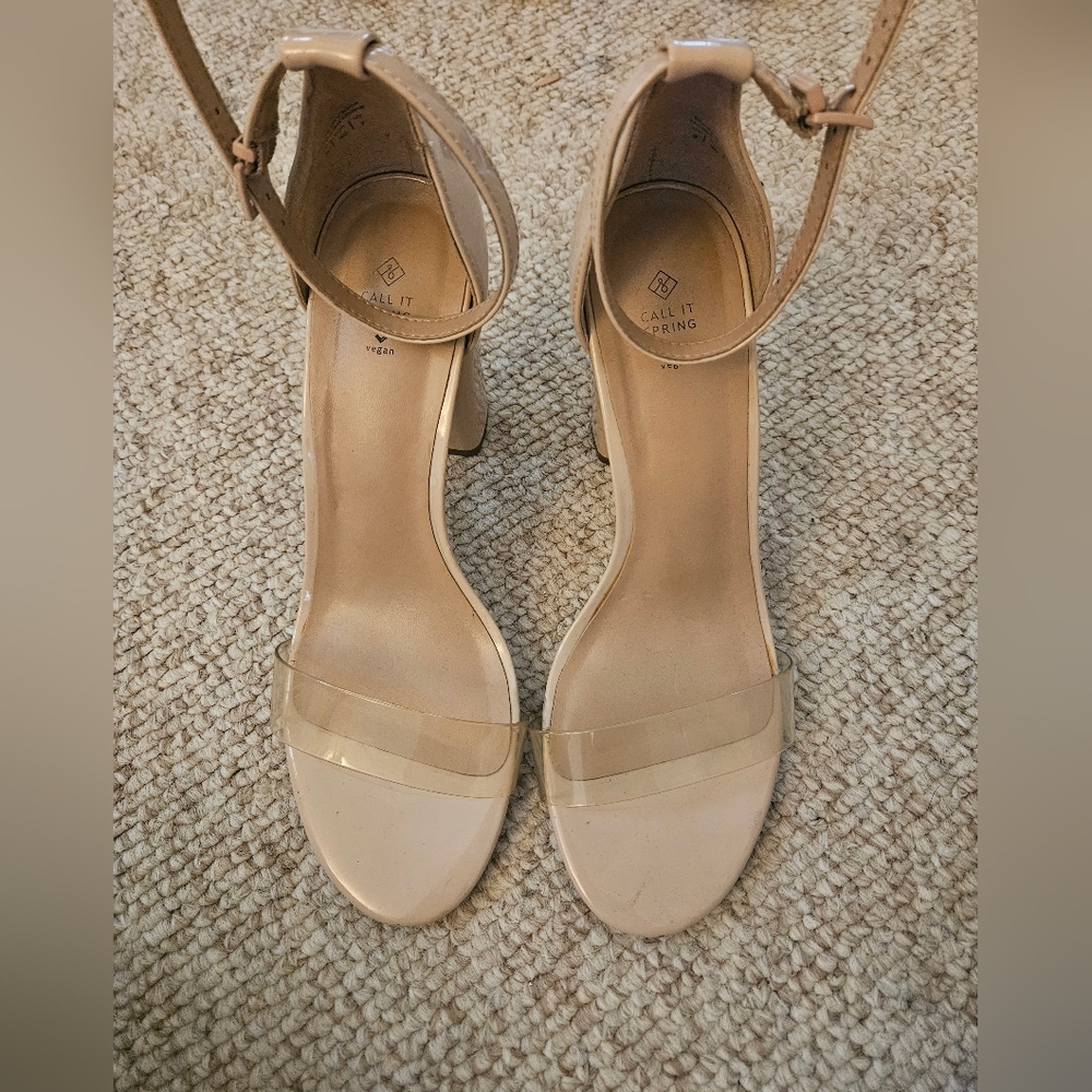 Call It Spring Women's Tan Heels